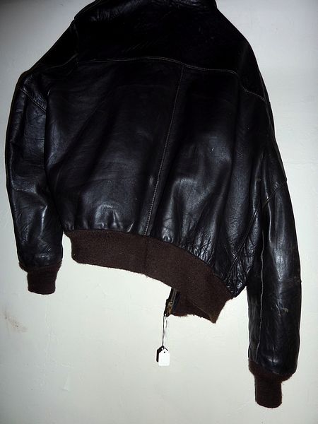 Schott Bros Brown/Black Leather Jacket - Classic Super BikesClassic ...